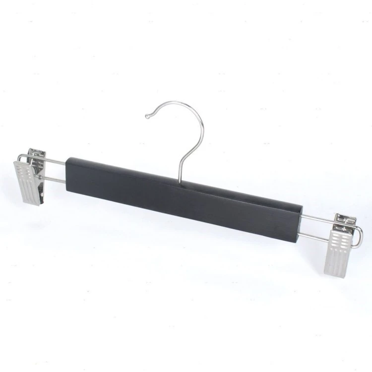 black wooden hangers in bulk solid wood hanger