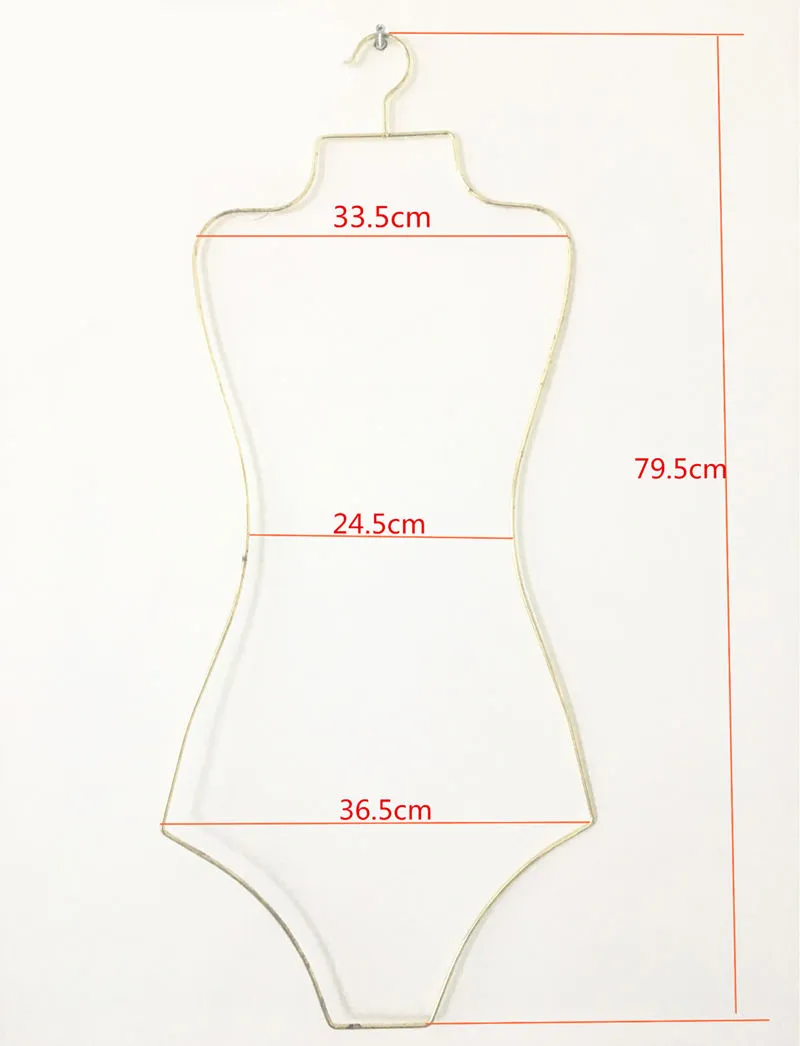 Móc treo quần áo hình dạng cơ thể bằng kim loại