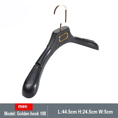 plastic no slip wide shoulder suit hangers Oversized plastic hangers