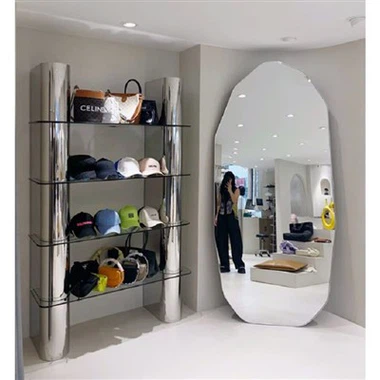 Cửa hàng quần áo Đạo cụ trưng bày bằng thép không gỉ